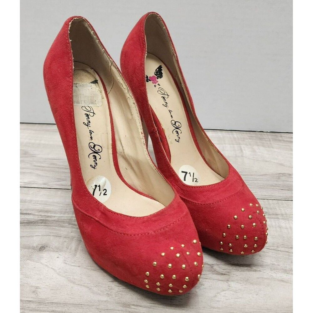 Ponny Loves Konny Platform Heel Shoes Woman's Size 7.5